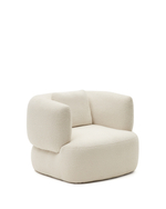 Martina Кресло из необработанной ткани букле