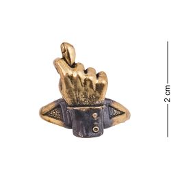 AM-3893 Кольцо «Кукиш» (латунь)