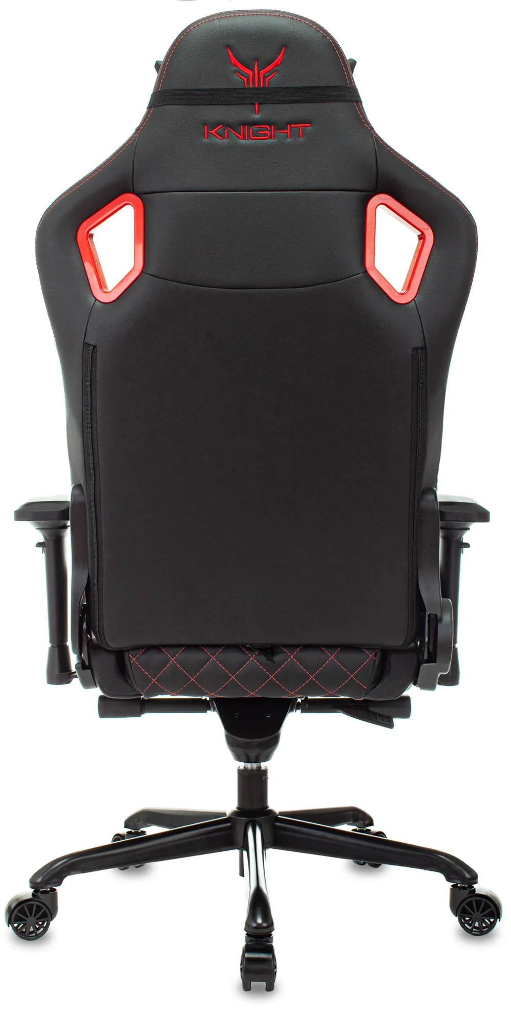 Кресло компьютерное Бюрократ Knight TITAN черный/красный