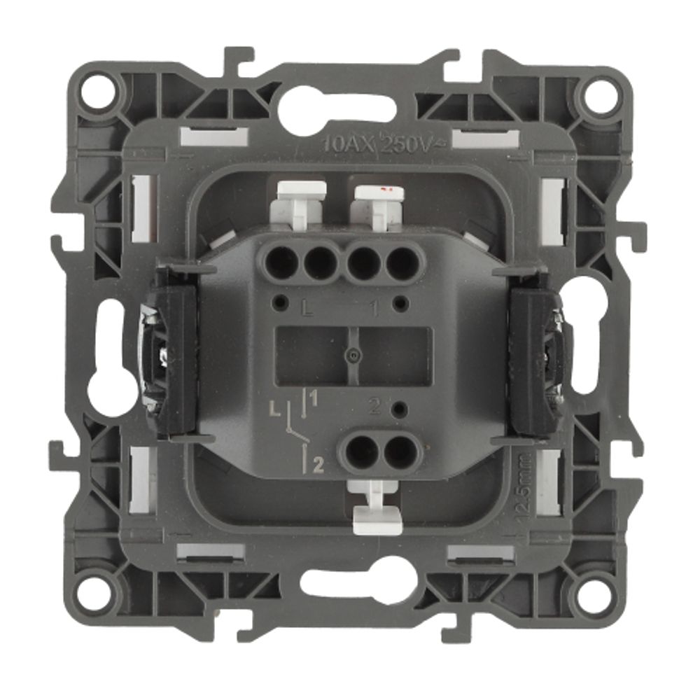 12-1101-04 ЭРА Выключатель, 10АХ-250В, IP20, Эра12, шампань