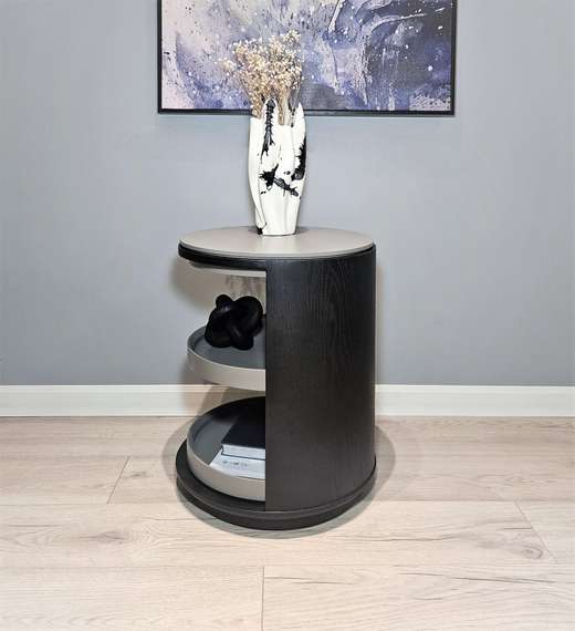 Прикроватная тумбочка 4484 с поворотным закрыванием