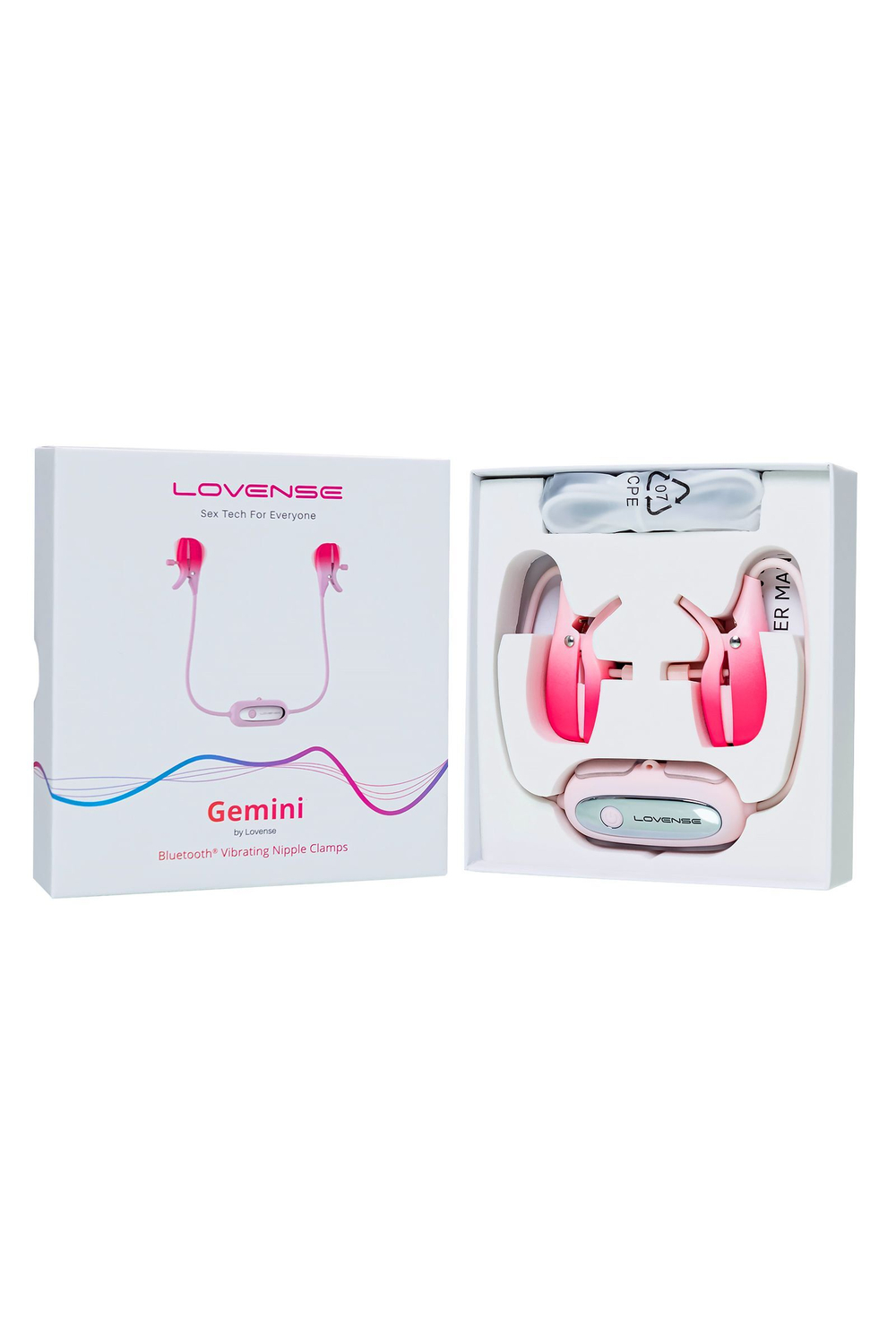 Виброзажимы для сосков Gemini (Цвет: розовый)