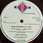 Donna Summer ‎– Four Seasons Of Love (Англия 1976г.) Т