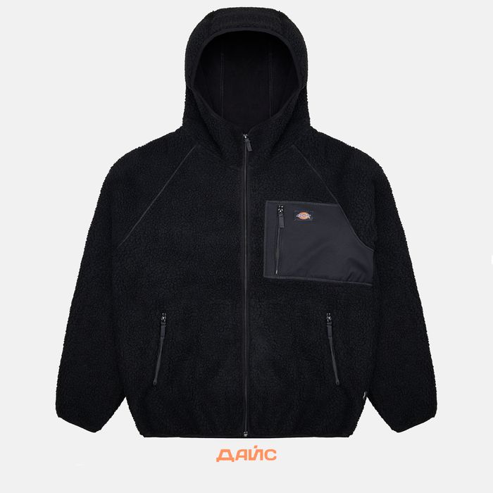 Куртка Dickies Central High Pile Hooded артикул:DK0A87NVBLK1 - купить в магазине Дайс