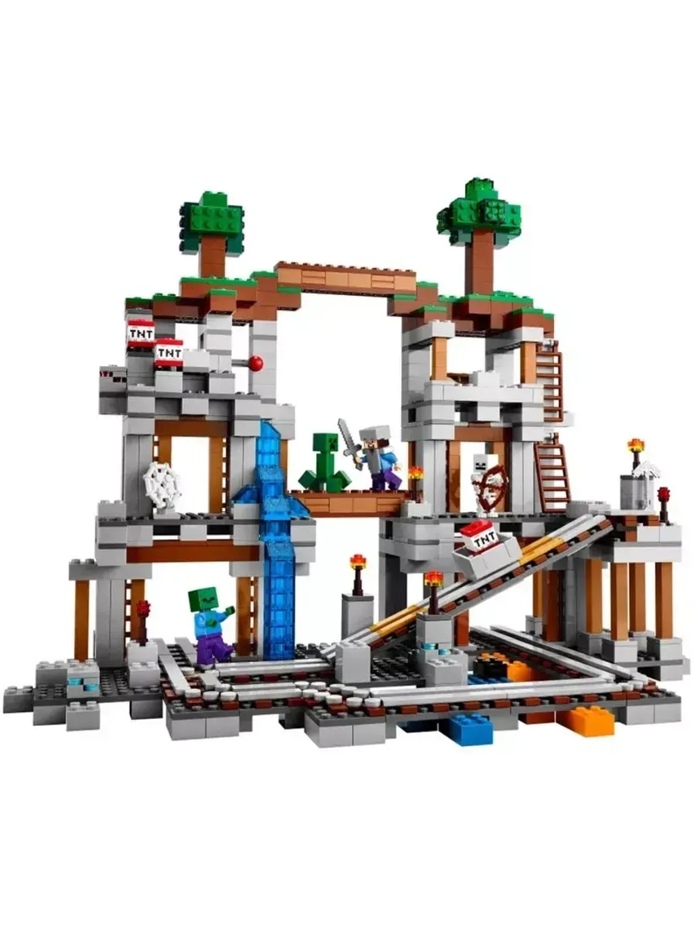 Конструктор Minecraft Майнкрафт Шахта 922 детали