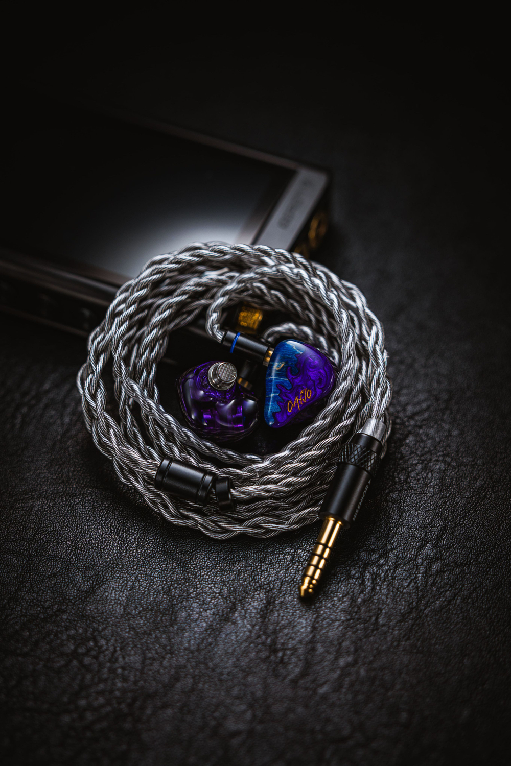 Наушники проводные Hisenior Cano Cristalles, без микрофона, внутриканальные, 4.4 мм, 3.5 мм, 2.5 мм