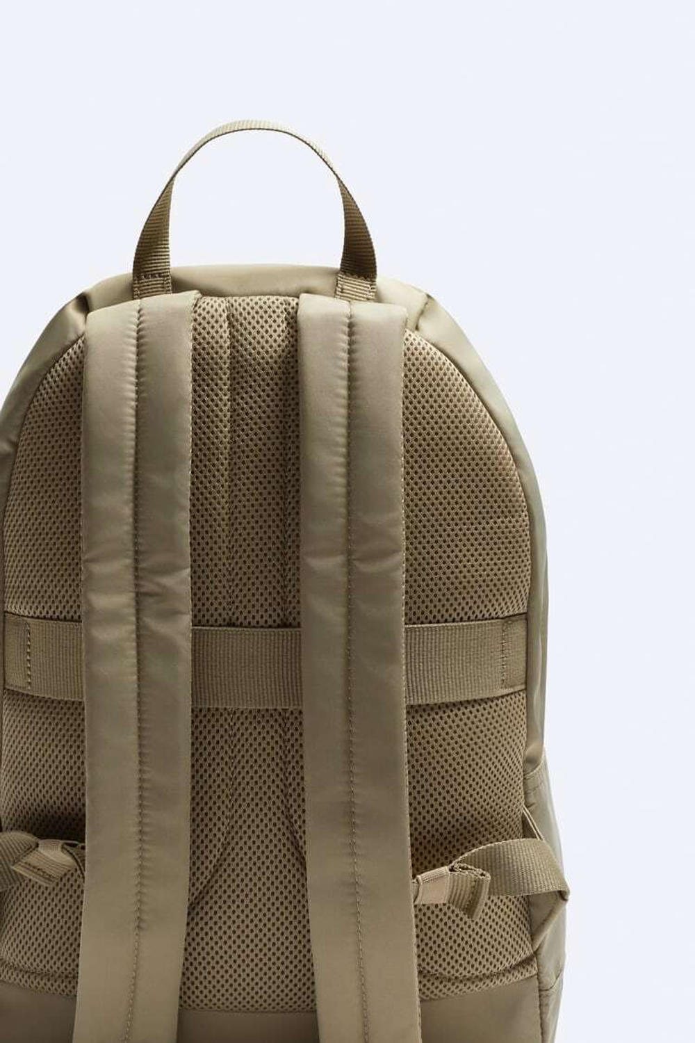 ZARA РЮКЗАК ИЗ НЕЙЛОНА, ПЕСОЧНЫЙ