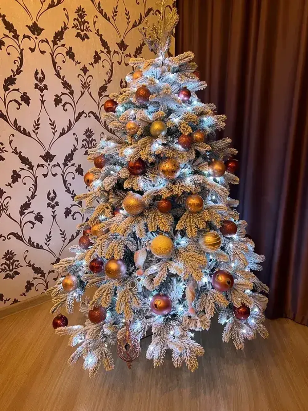 Заснеженная елка «Камчатская» (Литая+пвх) 3,5 м