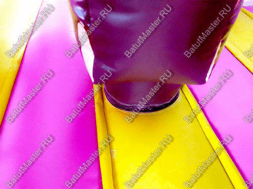 Коммерческий надувной батут "Мороженое розовое" 6*4*2,8 м