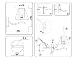 Ambrella Настенный светильник Modern LH57095