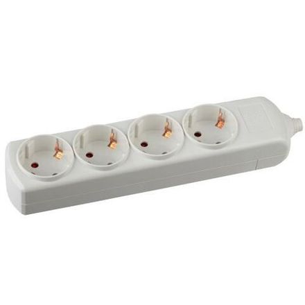 Колодка удлинителя 4-м с заземл. Эра C0045323