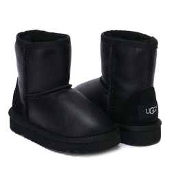 UGG Kids Classic Short Metallic Black