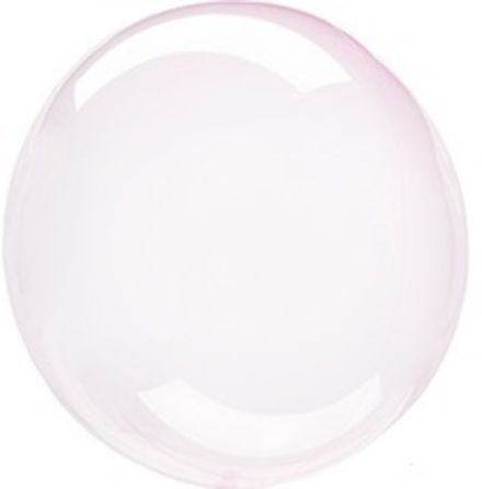 Шар "Баблс кристалл нежно-розовый" 55 см