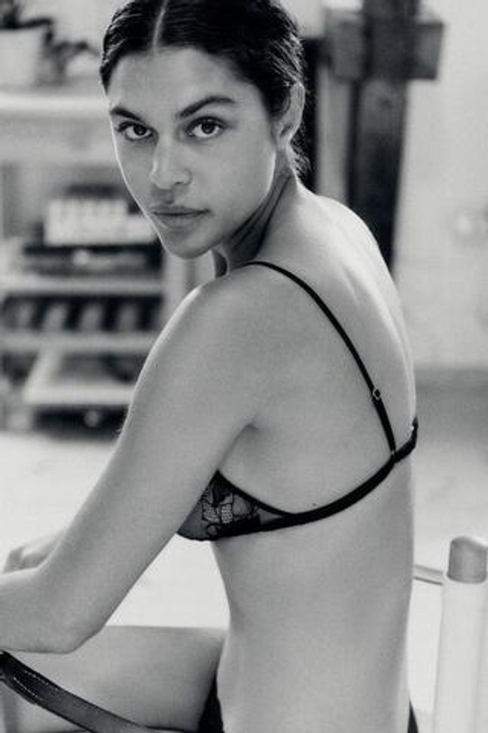 ZARA КОМБИНИРОВАННЫЕ КРУЖЕВНЫЕ ТРУСЫ, ЧЕРНЫЙ