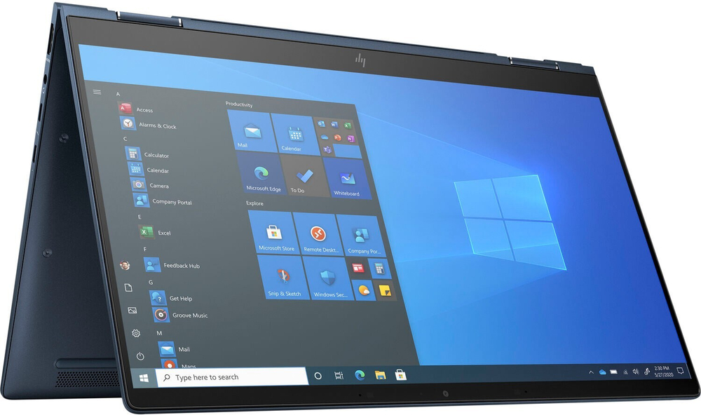 Ноутбук HP Elite Dragonfly G2 13.3"; 1920x1080 (Full HD) сенсорный, Intel Core i7 1165G7, 16 Гб, 512 Гб SSD, Iris Xe Graphics, Wi-Fi, Bluetooth, Cam, Win 10 Pro, синий 3C8E5EA