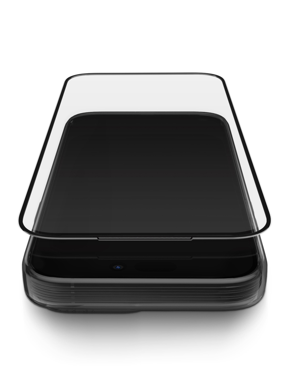 Uniq стекло для iPhone 17/16 Pro OPTIX Vision AR Anti-Dust filter Black (+installer)