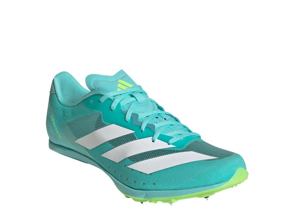 Шиповки беговые adidas Distancestar M Бирюзово-Белые