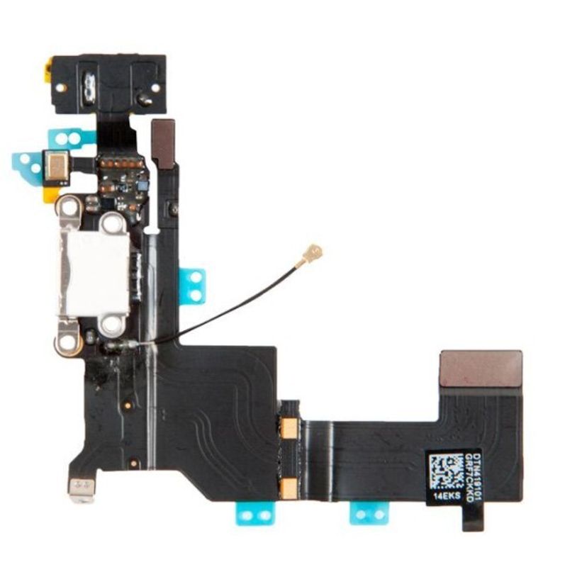 Шлейф зарядки для iPhone 5S/5SE (White)