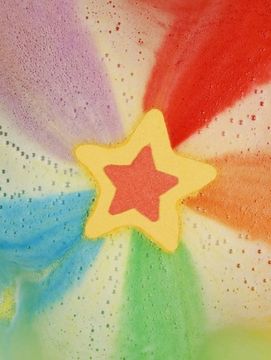 Бомбочка для ванны "Сердце", ароматизированное ,многоцветная