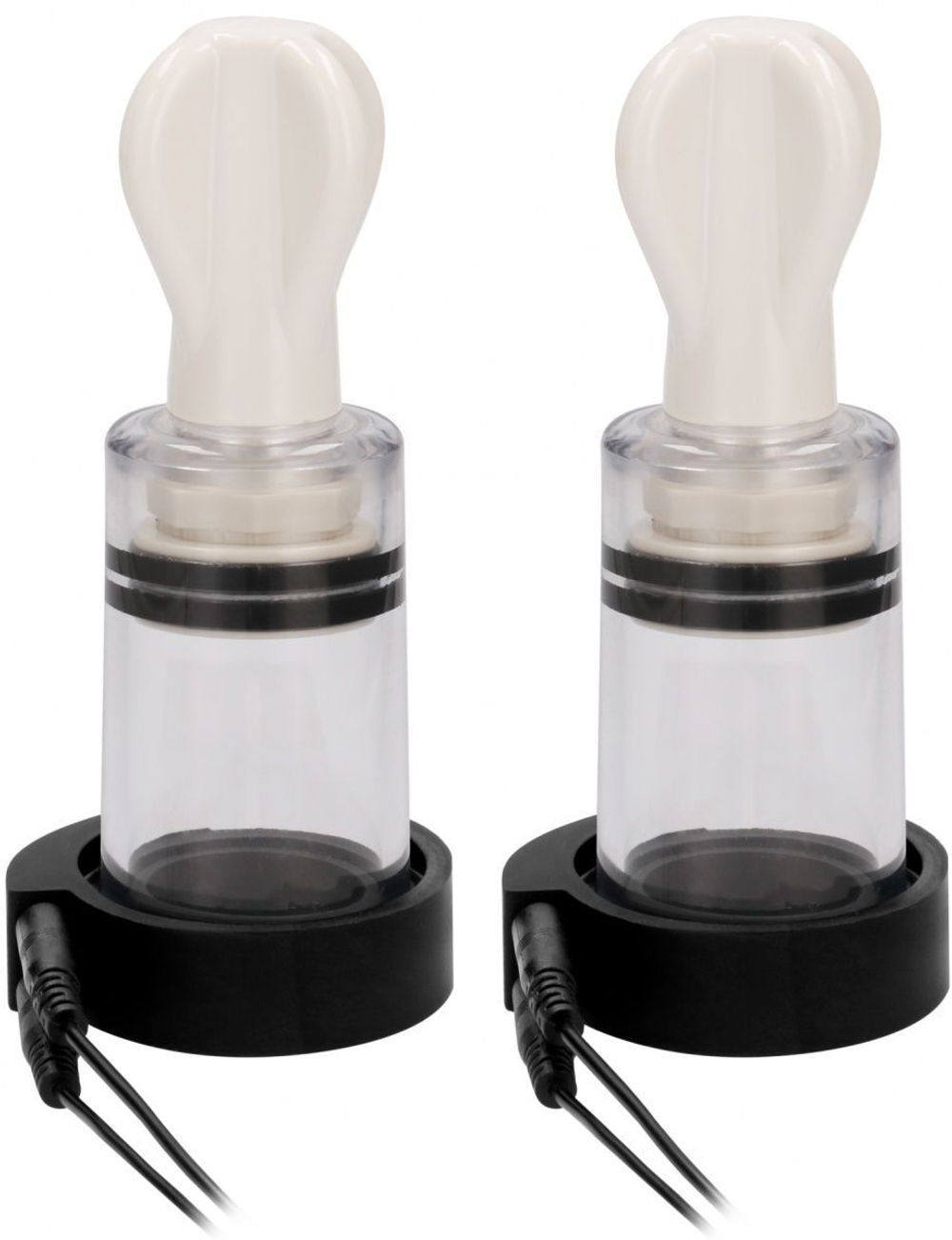 Помпы для сосков с электростимуляцией Electro Nipple Suckers (Цвет: прозрачный)