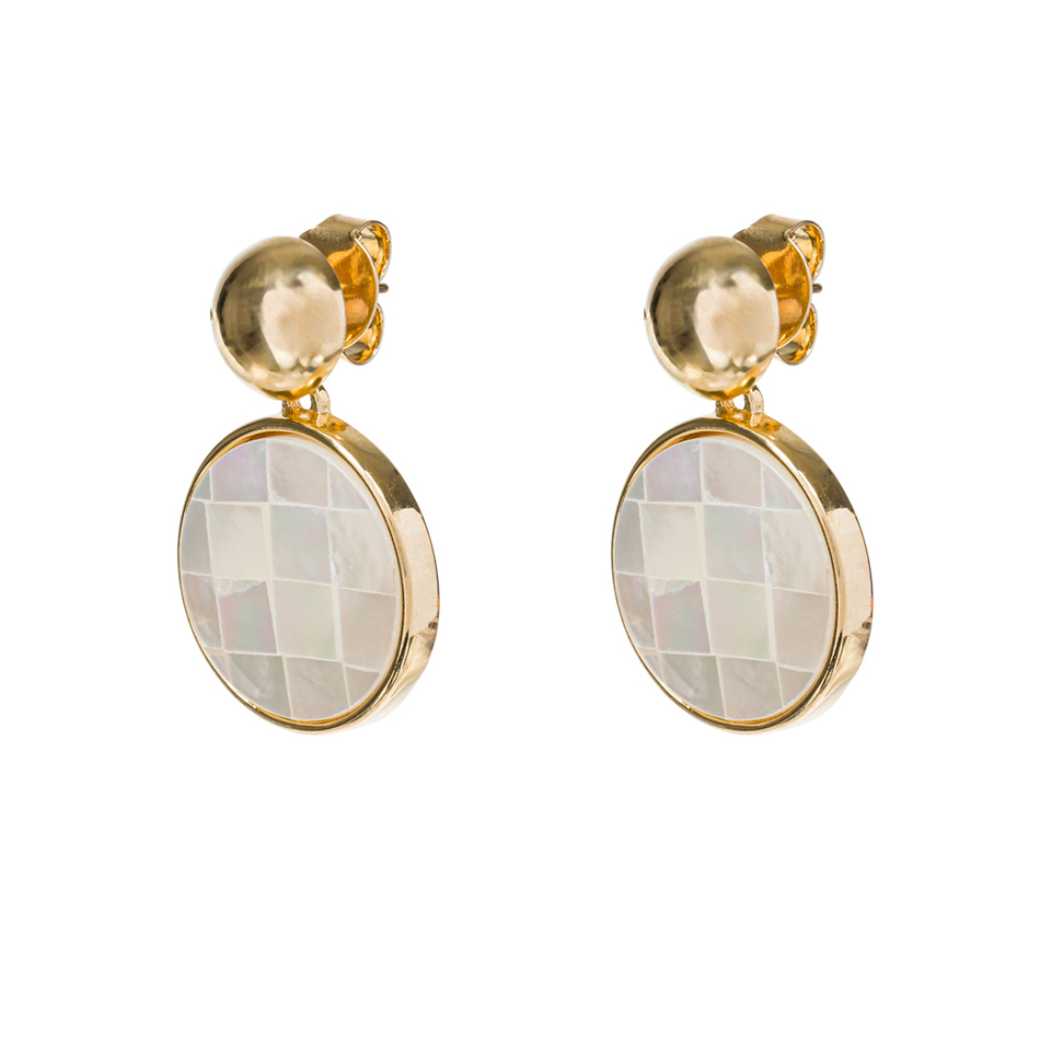 Серьги Possebon Mother Pearl Mosaic A2158.1 G