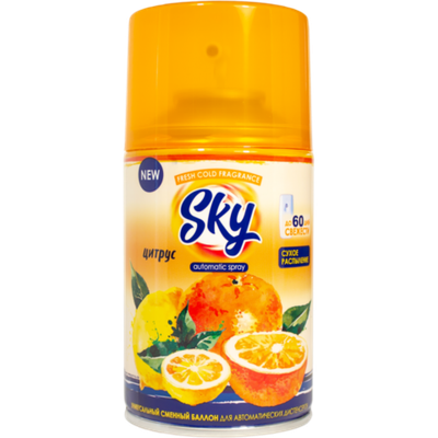 Освеж.воздуха SKY MAX Цитрус см.бл. 250мл.
