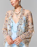 Кардиган с вышивкой ручной работы