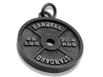 Подвеска серебряная barbell Azp-64