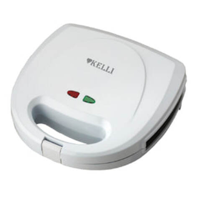 Мультипекарь (вафельница) KELLI KL-1701 БЕЛЫЙ съемное тефлоновое покрытие, 3 пары, ненагревающиеся ручки мощн. 1800 Вт