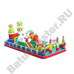 Коммерческий надувной батут "Пасхальный зайчик"