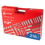МАСТАК (01-216C) Набор инструментов универсальный, 216 предметов