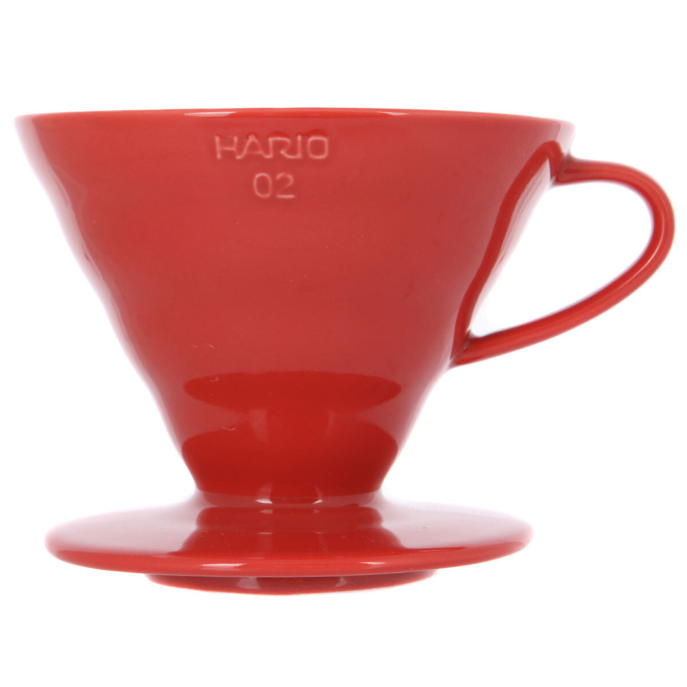 Воронка керамическая для приготовления кофе HARIO V60-02, красный