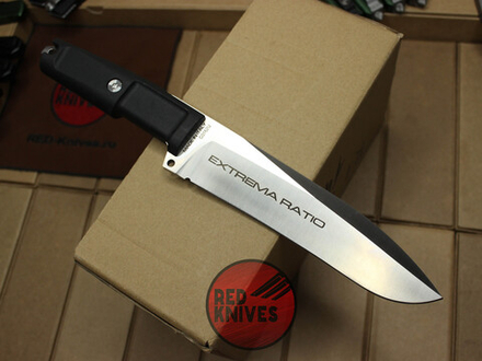 Нож Extrema Ratio Dobermann IV Classic - черная рукоять, сатин клинок