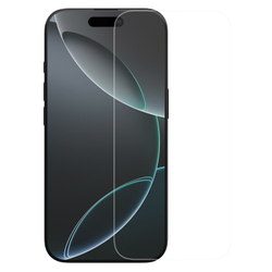 Защитное стекло с прозрачными рамками от Nillkin для смартфона iPhone 16 Pro, серия H+Pro Anti-Explosion Glass Screen Protector (в комплекте ванночка для установки)