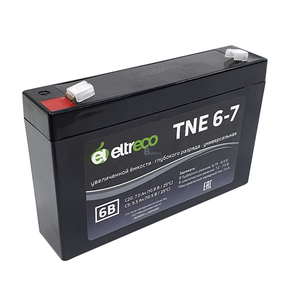 Аккумулятор Eltreco TNE6-7 (AGM+GEL)