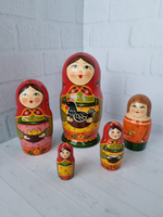 Матрешка "с курочкой" традиция 5 мест