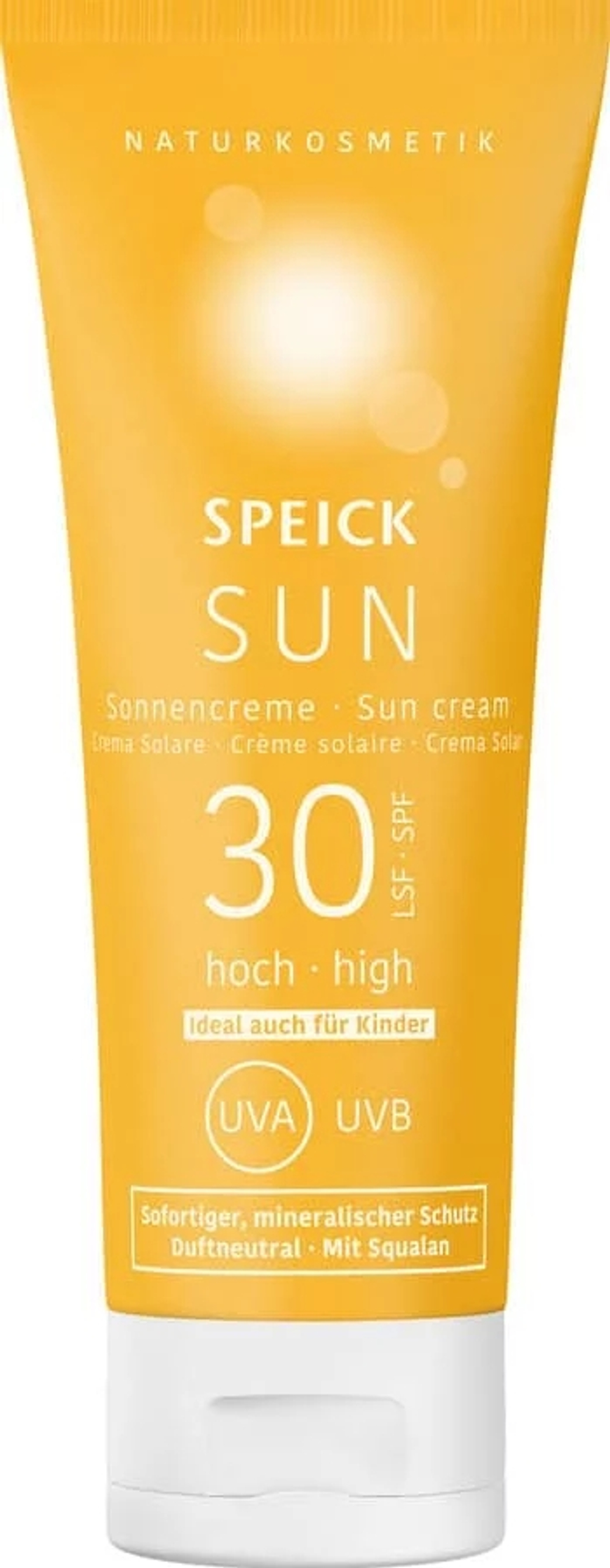 Солнцезащитный крем Speick Sun SPF 30, 60 мл