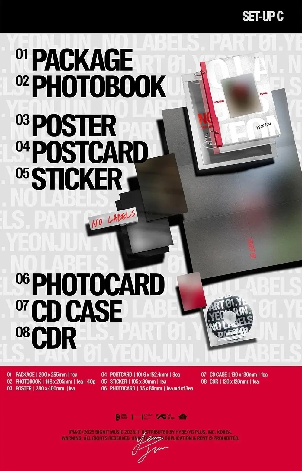 Альбом TXT YEONJUN - NO LABELS: PART 01