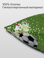 Наволочка 50*50 Хлопок Бязь 1 шт Футбол