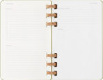 Еженедельник 2024-2025 Moleskine SPIRAL (DHSPK5212AMWH3)130х210мм, цвет фисташковый