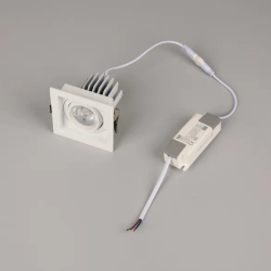 Светильник MS-VORTEX-BUILT-S90x90-12W Warm3000 (WH-WH, 40 deg, 230V) (Arlight, IP20 Металл, 5 лет) 057914