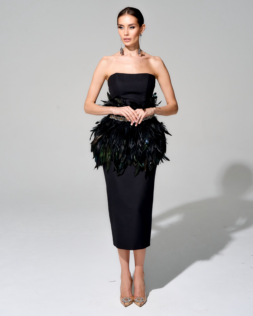 Баска "Жар-птица" с вышивкой ручной работы