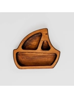 Менажница "Кораблик" из Сибирского кедра