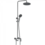 Душевая система 35к HB24505-3 HAIBA лейка "Тропический душ" оружейная сталь