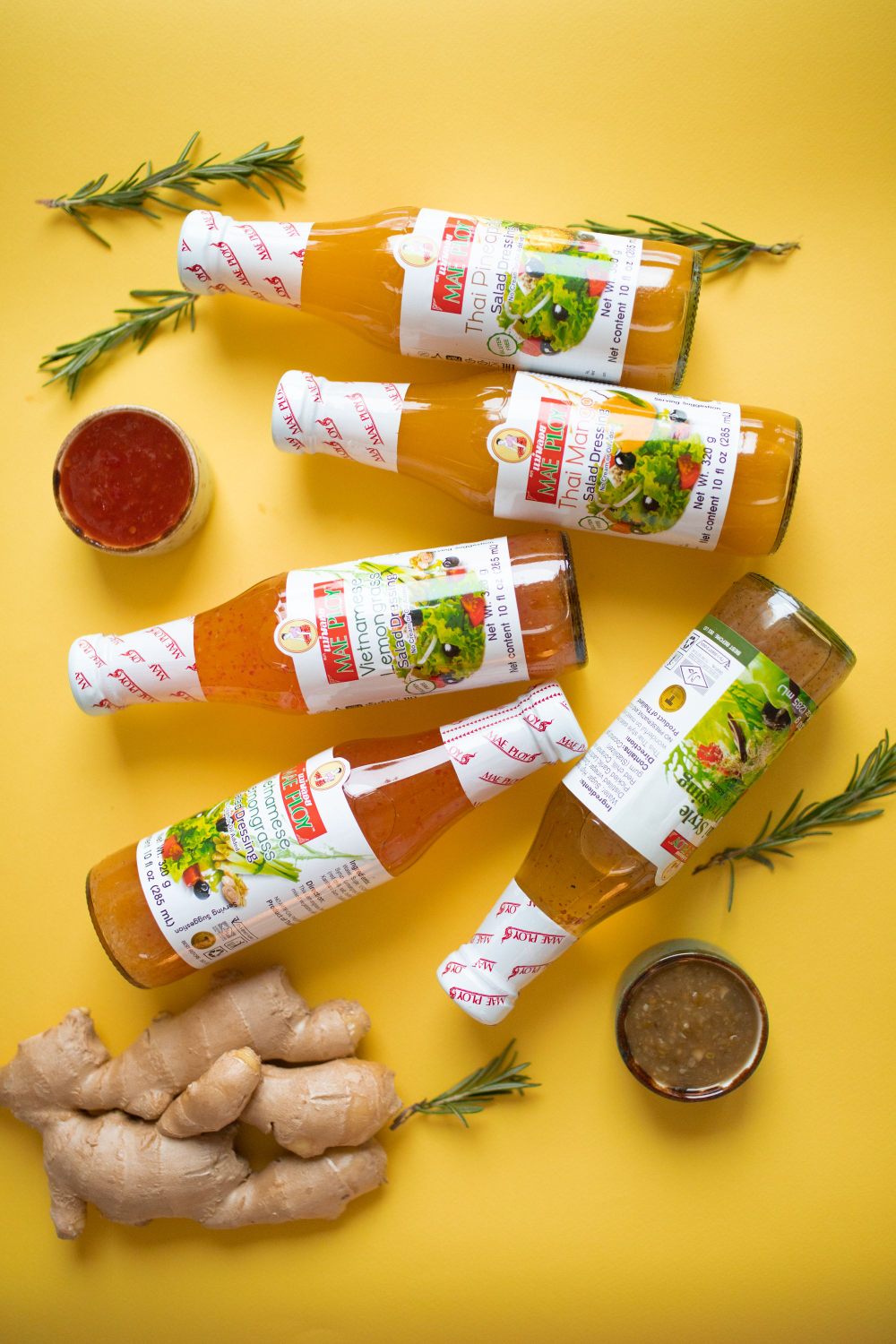 Набор соусов APICO BOX №8"Ассорти тайских соусов", подарочный набор MAE PLOY 5 шт, Новогодний подарок