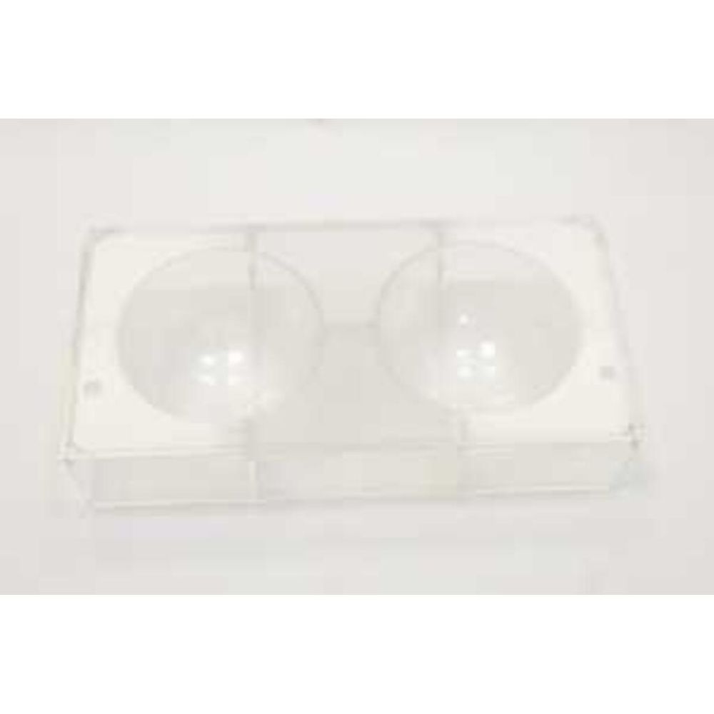 Форма для шоколада "Полусфера", 2 ячейки 100*50 мм, поликарбонат, P.L. Proff Cuisine