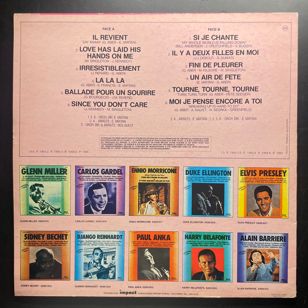 Sylvie Vartan ‎– Sylvie Vartan (Франция)