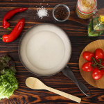 Сковорода алюминий, 26 см, антиприг, Daniks, Ombre, беж-шоколад, FPW-26-SM-AMBR-B, индукц