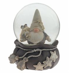 GAEM Фигурка декор в стекл шаре "Гном", D 6.5 см, L7 W7 H9 см, 2в.