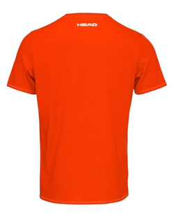 Футболка для мальчика теннисная Head Padel TYPO T-Shirt JR - tangerine